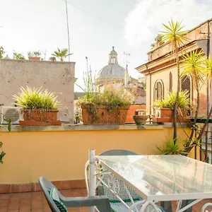 Coliseum Floor With Terrace And View Roma